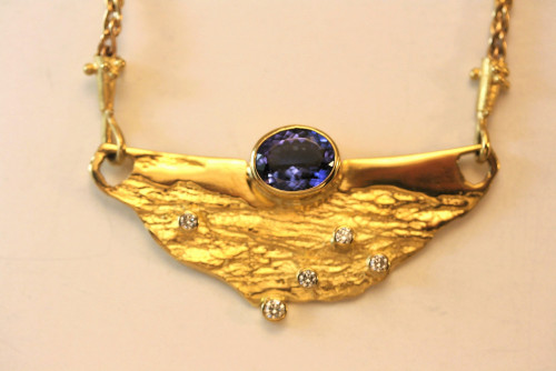 Steven Kolodny Designs
                  gold gemstone pendant